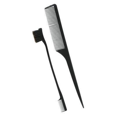 edge comb & rat tail 2-piece