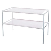 2-tier shoe rack 23in