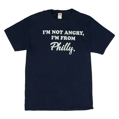 'I'm not angry, I'm from philly' graphic tee