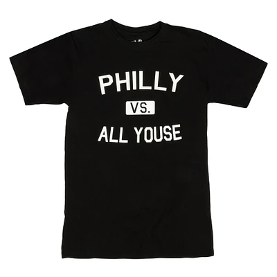 'philly vs. all youse' graphic tee
