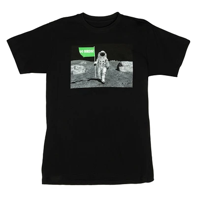 astronaut 'go birds!' graphic tee