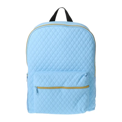quilted backpack 15in