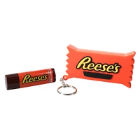 reese's® flavored lip balm & keychain set