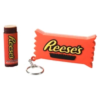 reese's® flavored lip balm & keychain set