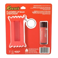 reese's® flavored lip balm & keychain set