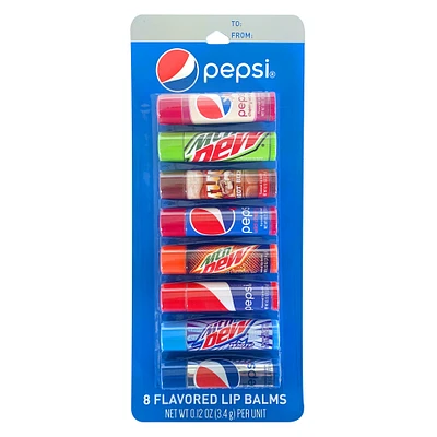 pepsi® flavored lip balm 8-pack