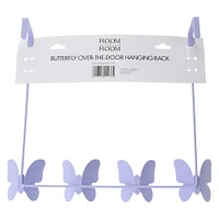 over-the-door hanging butterfly hook rack 13in x 12in