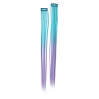 2-count faux hair clips extensions, 15.75in