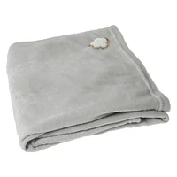 plush blanket with patch 50in x 60in