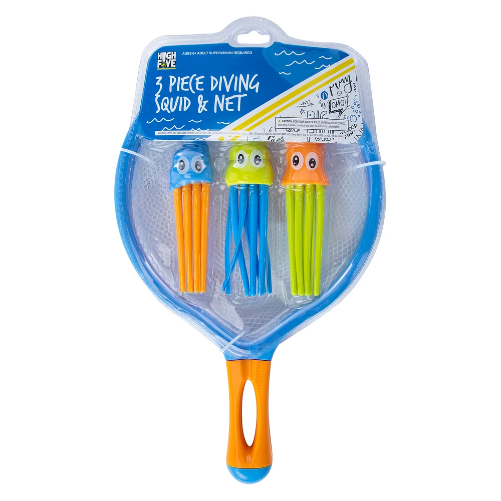 diving toys & net pool game