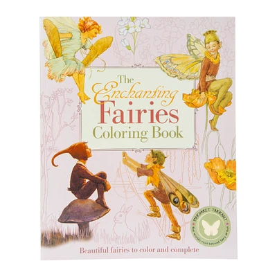 enchanting fairies coloring book 8.9in x 11in