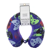 printed travel neck pillow