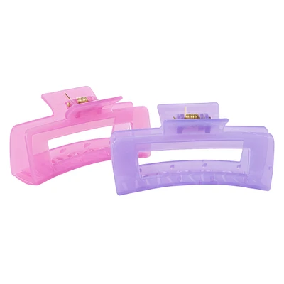 jumbo jelly claw clips 2-count