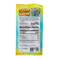 raindrops® sour belts multicolor gummy candy 3.52oz