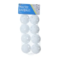 verge® practice baseballs 9in 8-pack