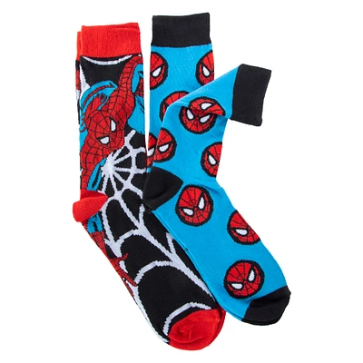 spider-man™ mens crew socks 2-pack