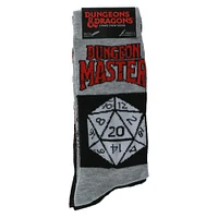 dungeons & dragons™ dungeon master™ mens crew socks 2-pack