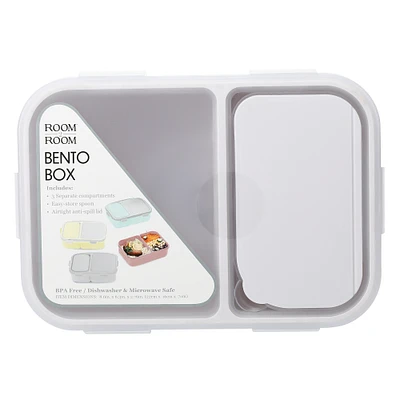 bento box with airtight lid 8.6in x 6.3in