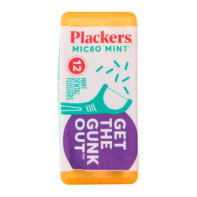 plackers® micro mint® dental flossers