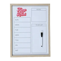 framed dry erase board 12in x 16in