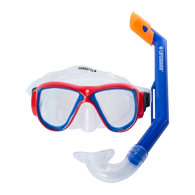 official lifeguard® snorkeling mask set