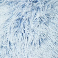 dip-dye plush faux fur throw pillow 16in x