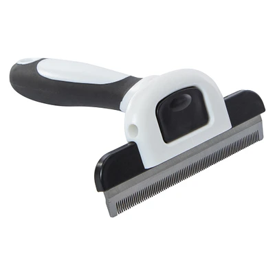 pet deshedding tool with removable comb