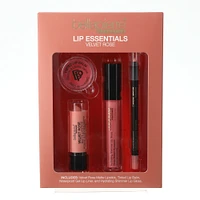 bella pierre® lip essentials velvet rose 4-piece kit