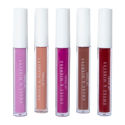 smoke & mirrors lip stain collection 5-piece