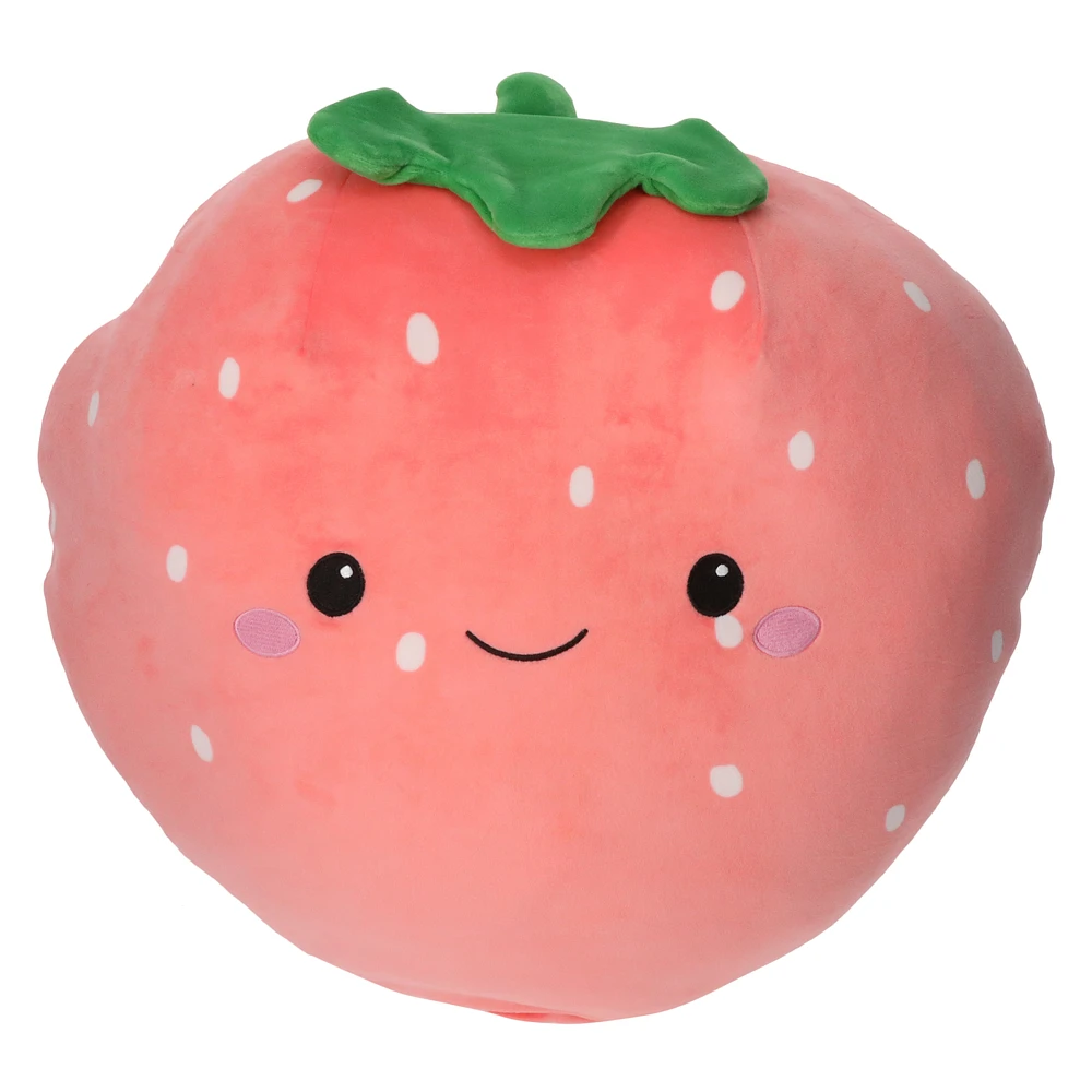 expanding strawberry plush 20in