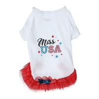 americana pet tutu tee