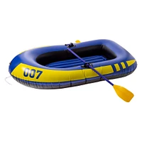 inflatable raft with oars 76.7in x 44.8in