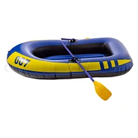 inflatable raft with oars 76.7in x 44.8in