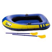 inflatable raft with oars 76.7in x 44.8in