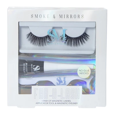 smoke & mirrors magnetic eyelashes & liner set