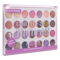 smoke & mirrors clean beauty girl you're a natural eyeshadow palette 28-count