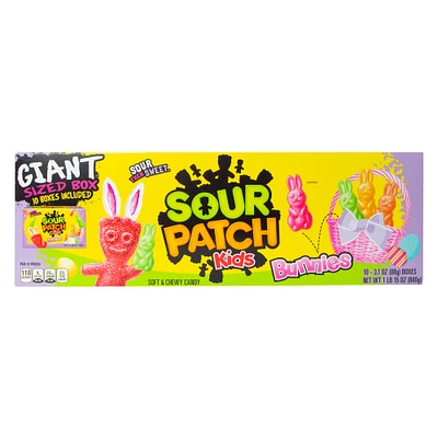 sour patch kids® bunnies giant box 10-count