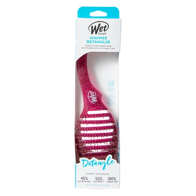 wet® shower detangler hairbrush