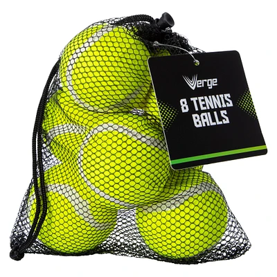 tennis balls with mesh bag 8-pack