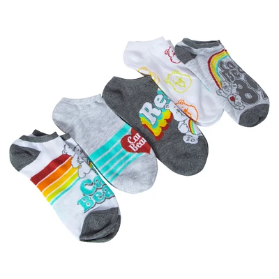 care bears™ no-show socks 5-pack