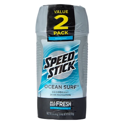 speed stick® ocean surf 24 hour deodorant 2-count