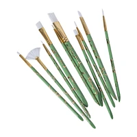 acrylic & watercolor marble paintbrushes 10-count