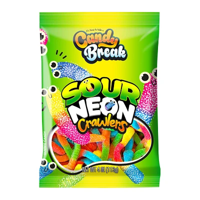 candy break sour neon crawlers 4oz