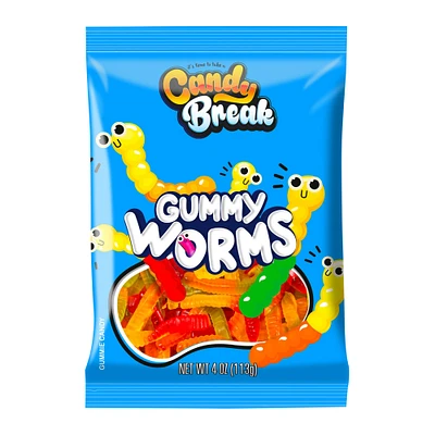 candy break gummy worms 4oz