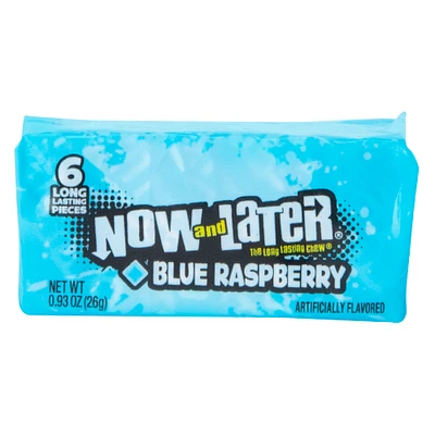 now & later® blue raspberry chew candy
