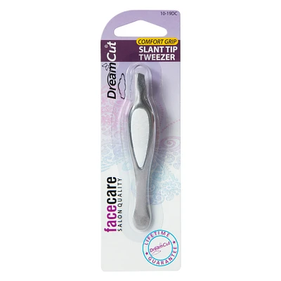 dream cut® comfort grip slant tip tweezer