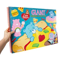 care bears™ giant coloring & activity pad with 100+ stickers, 21.75in