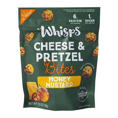 whisps® honey mustard cheese & pretzel bites 2.5oz