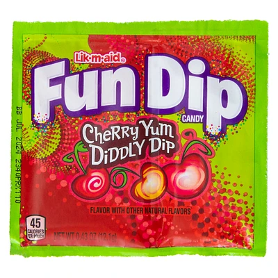 fun dip® cherry yum diddly dip candy 0.43oz