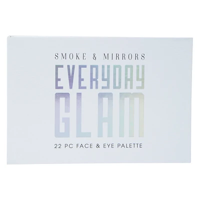 smoke & mirrors everyday glam face & eye palette 22-piece